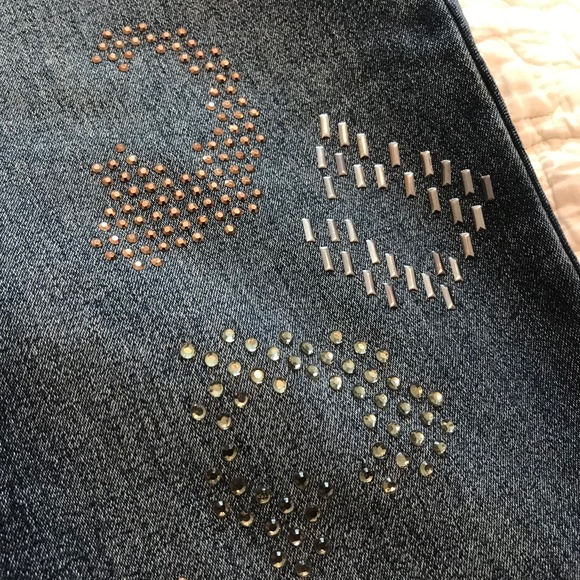 DG2 5-pocket jeans with silver, gold & copper bling —virtual stretch (16P) - Picture 8 of 16
